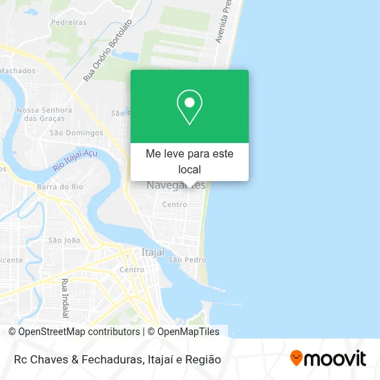 Rc Chaves & Fechaduras mapa