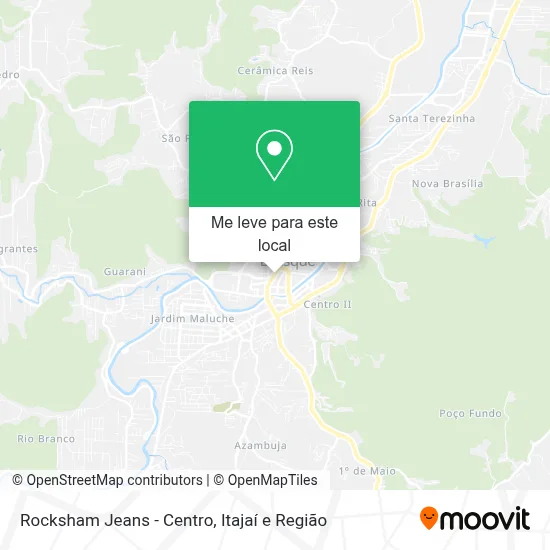 Rocksham Jeans - Centro mapa