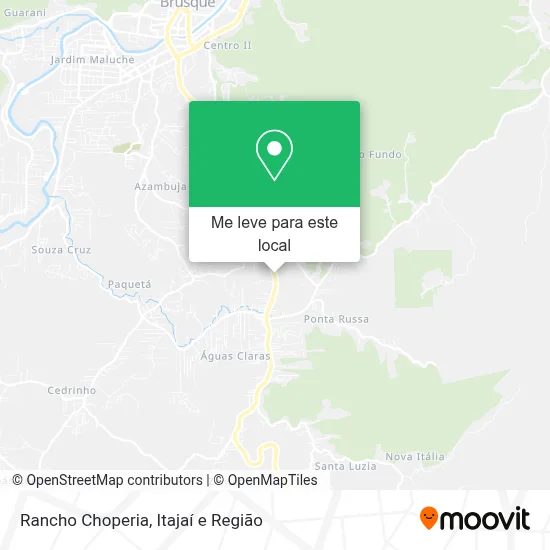 Rancho Choperia mapa