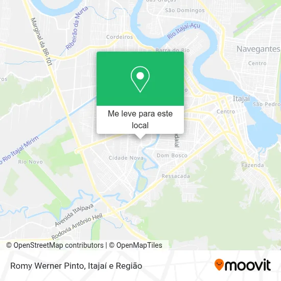 Romy Werner Pinto mapa
