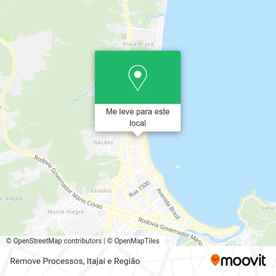 Remove Processos mapa