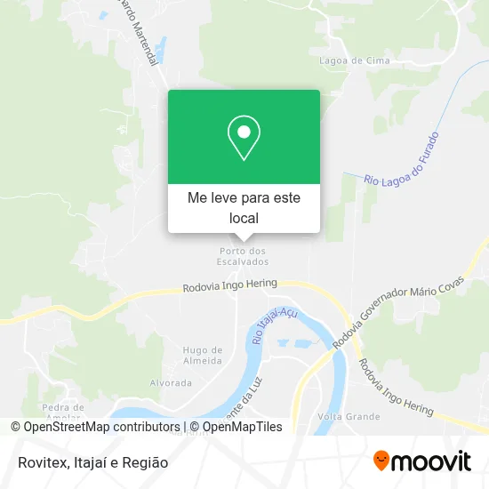 Rovitex mapa