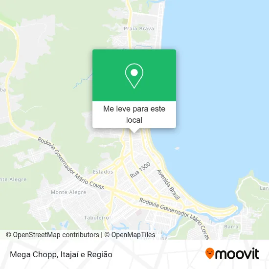 Mega Chopp mapa