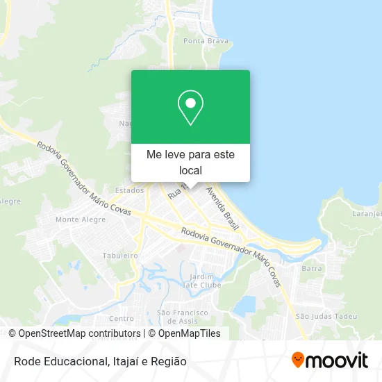 Rode Educacional mapa
