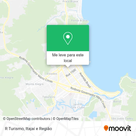 R Turismo mapa