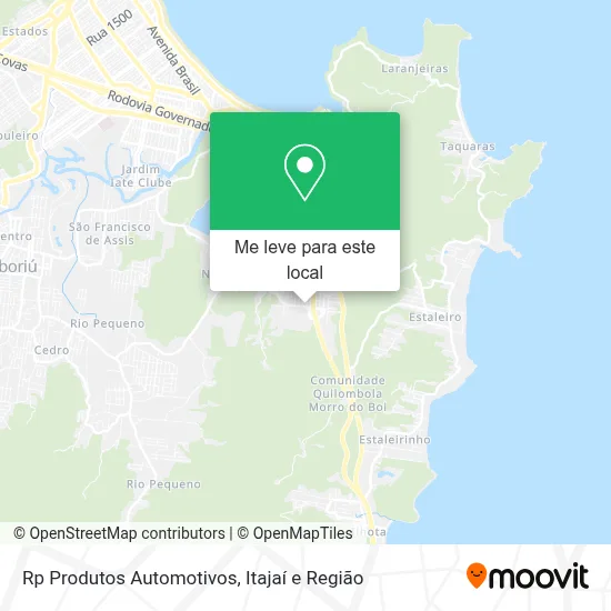 Rp Produtos Automotivos mapa