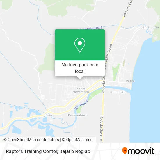 Raptors Training Center mapa