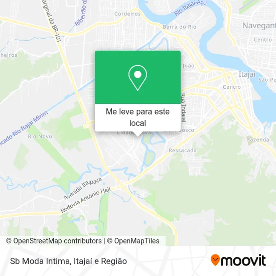 Sb Moda Intima mapa