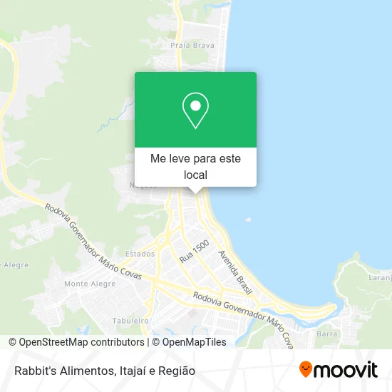 Rabbit's Alimentos mapa