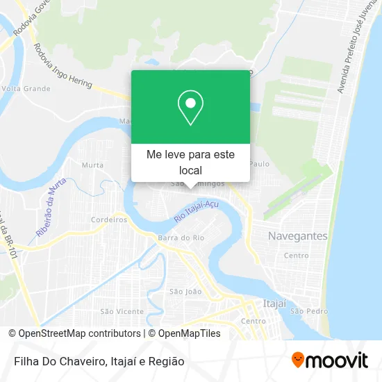 Filha Do Chaveiro mapa