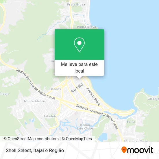 Shell Select mapa
