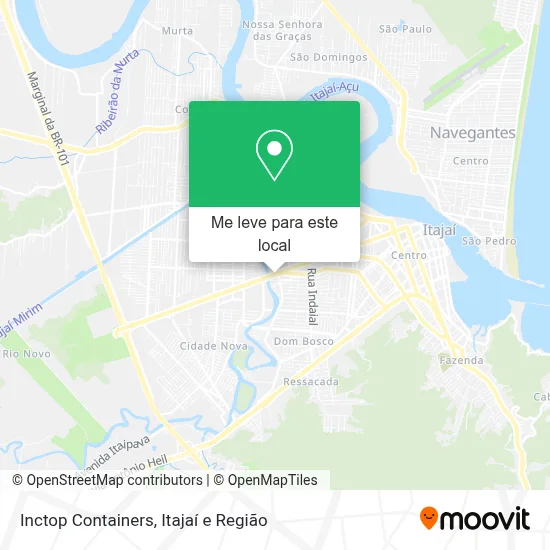 Inctop Containers mapa
