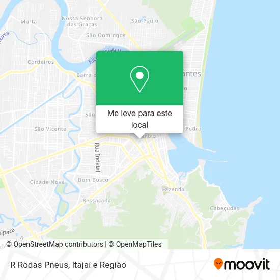 R Rodas Pneus mapa
