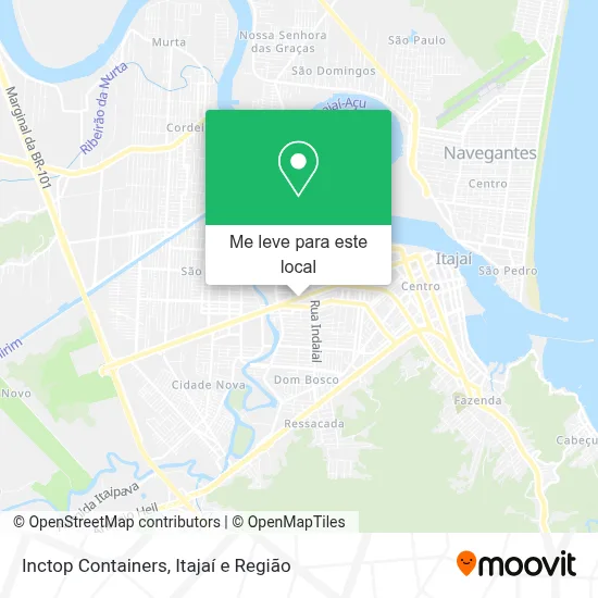 Inctop Containers mapa