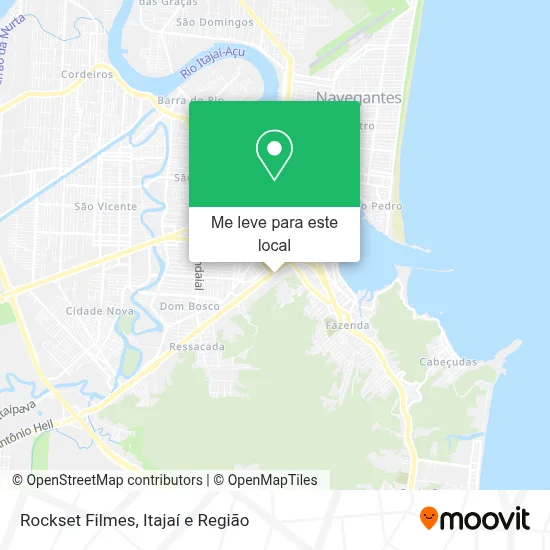 Rockset Filmes mapa