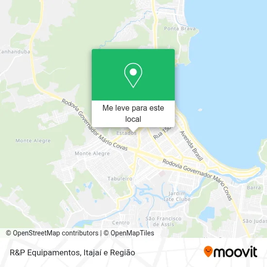 R&P Equipamentos mapa