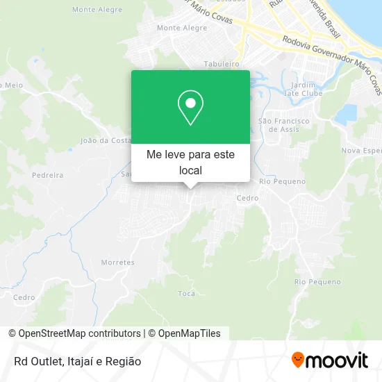Rd Outlet mapa