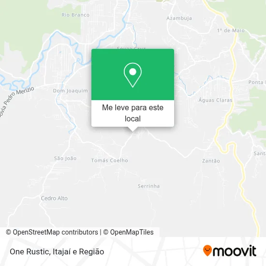 One Rustic mapa
