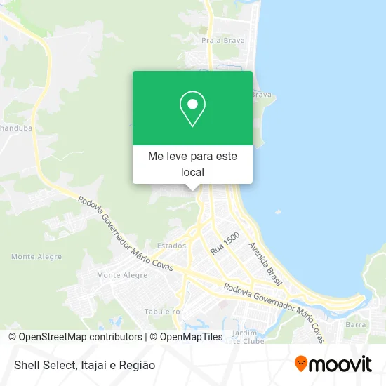 Shell Select mapa