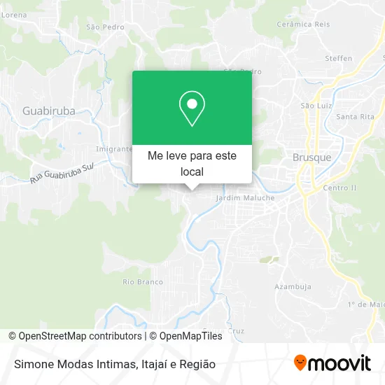 Simone Modas Intimas mapa