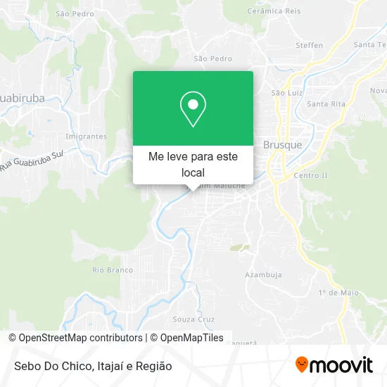 Sebo Do Chico mapa