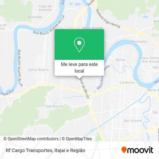 Rf Cargo Transportes mapa