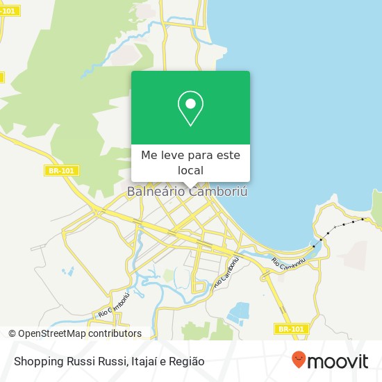 Shopping Russi Russi mapa