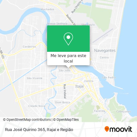 Rua José Quirino 365 mapa