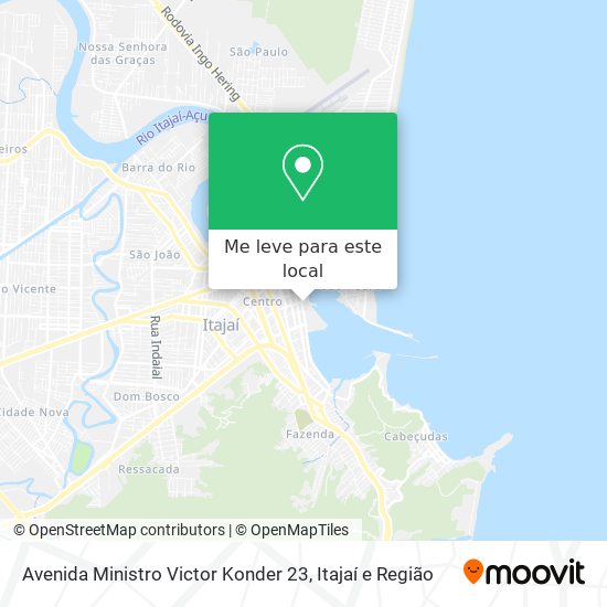 Avenida Ministro Victor Konder 23 mapa