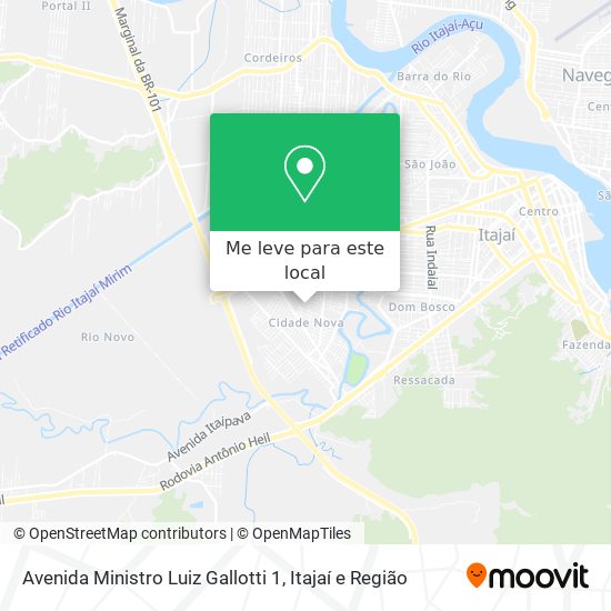 Avenida Ministro Luiz Gallotti 1 mapa