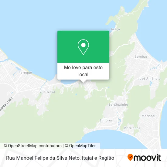 Rua Manoel Felipe da Silva Neto mapa