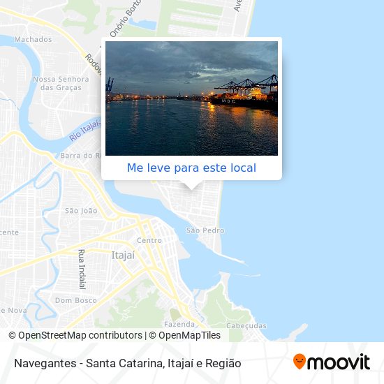 Navegantes - Santa Catarina mapa