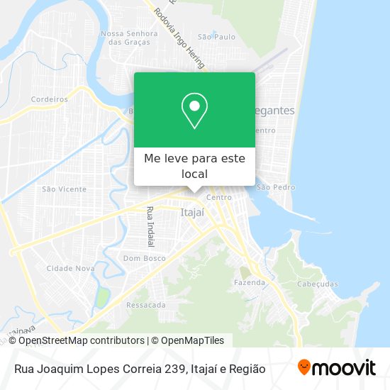 Rua Joaquim Lopes Correia 239 mapa