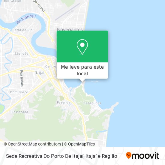 Sede Recreativa Do Porto De Itajaí mapa