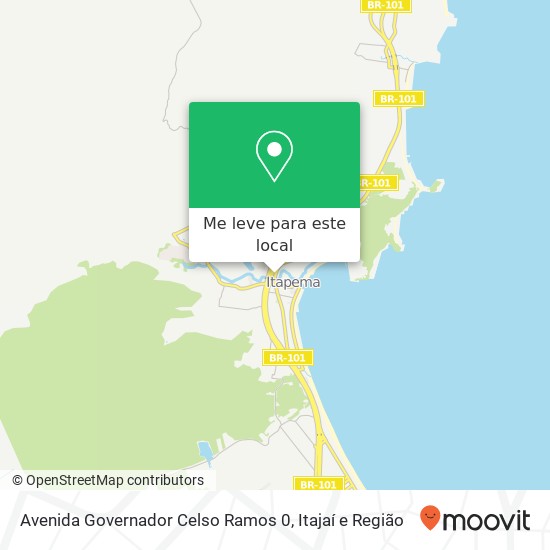 Avenida Governador Celso Ramos 0 mapa