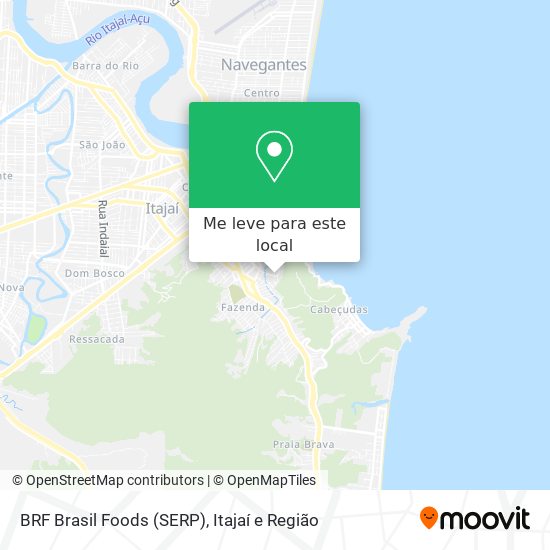 BRF Brasil Foods (SERP) mapa
