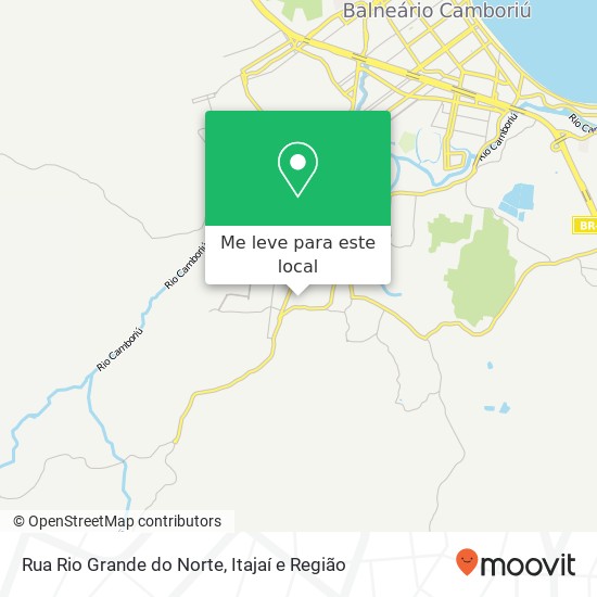 Rua Rio Grande do Norte mapa