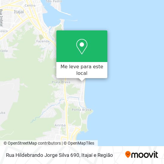 Rua Hildebrando Jorge Silva 690 mapa