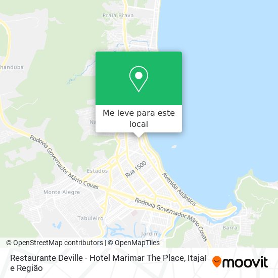 Restaurante Deville - Hotel Marimar The Place mapa