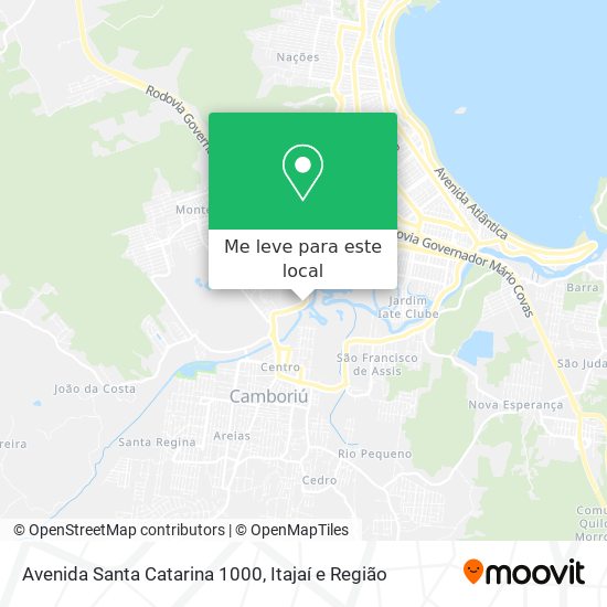 Avenida Santa Catarina 1000 mapa