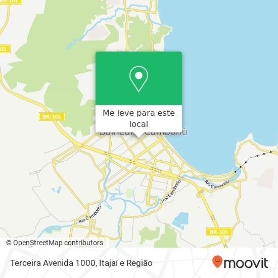 Terceira Avenida 1000 mapa