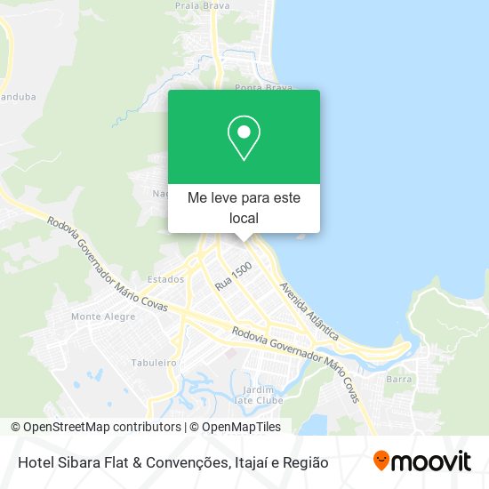 Hotel Sibara Flat & Convenções mapa