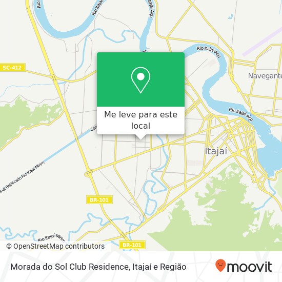 Morada do Sol Club Residence mapa