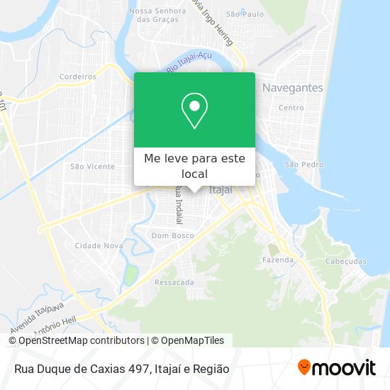 Rua Duque de Caxias 497 mapa
