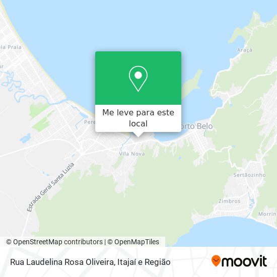 Rua Laudelina Rosa Oliveira mapa