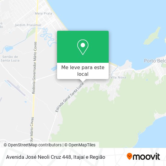 Avenida José Neoli Cruz 448 mapa