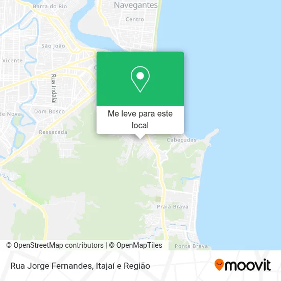 Rua Jorge Fernandes mapa