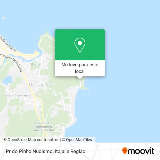 Pr do Pinho Nudismo mapa