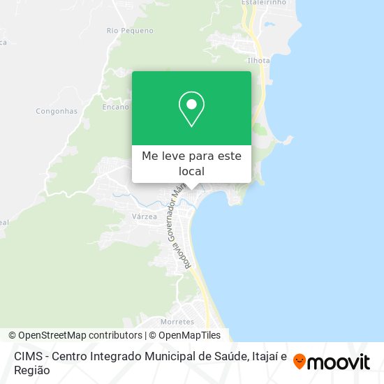 CIMS - Centro Integrado Municipal de Saúde mapa