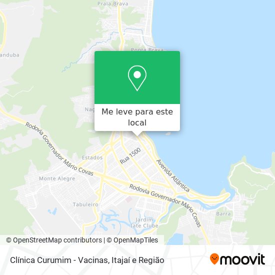 Clínica Curumim - Vacinas mapa
